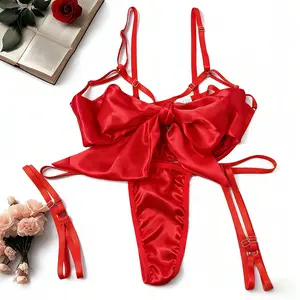 Sexy Bow Lingerie Set Seductive Style