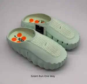 Futuristic Slip-On Slides with Sculpted Foam Sole