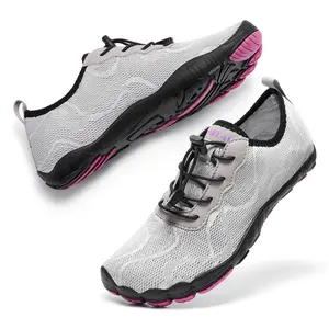 HIITAVE Womens 5 Wide Toes Lightweight Breathable Creek WaterShoes Quick Dry Barefoot for Swim Diving Surf Pool Beach Yoga Outdoor Sneakers Pilates