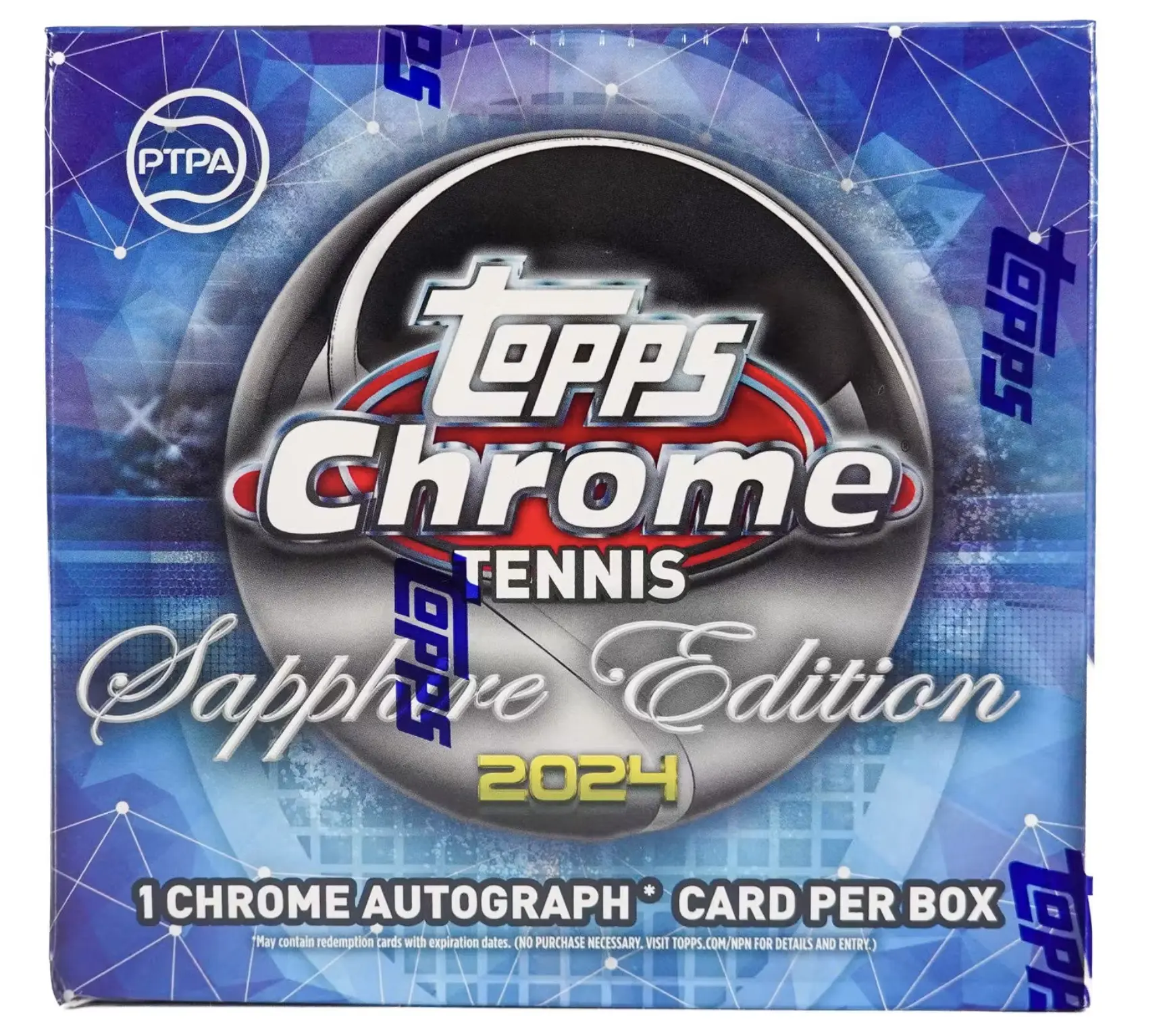 2024 Topps Chrome Tennis Sapphire Edition Box