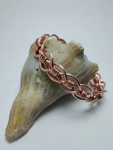 Wire Wrapped Copper Cuff Bracelet Wire Wrapped Copper Cuff Bracelet