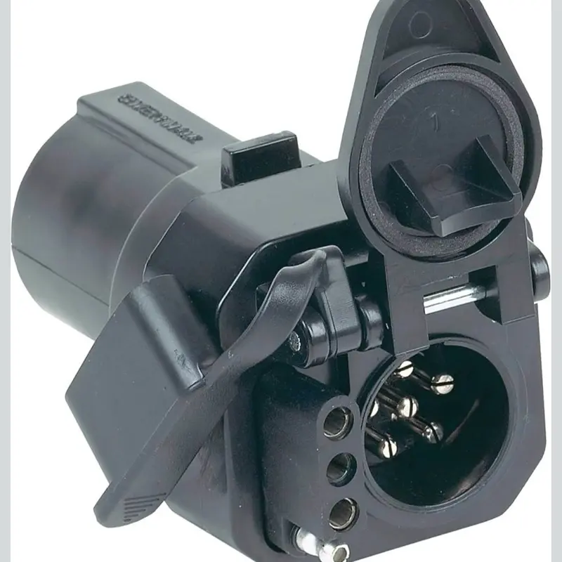 Hopkins Towing Solutions 47575 Multi-Tow Adapter - 7-Blade to 6-Round and 4-Flat Connections