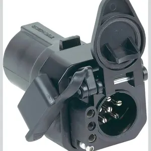 Hopkins Towing Solutions 47575 Multi-Tow Adapter - 7-Blade to 6-Round and 4-Flat Connections