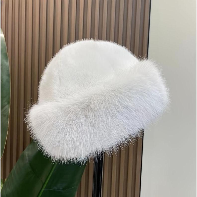 Women’s Fluffy Mongolian Faux Fur Winter Hat - Chunky Fleece Lining Ultra Warm - One Size Fits Most Outdoor/Daily Wear