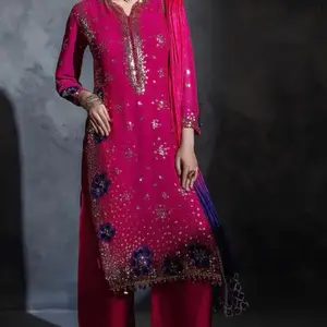 Pakistani Khudabakhsh Traditional Dress for Women, Cultural Occasion Wear, Elegant Ethnic Attire