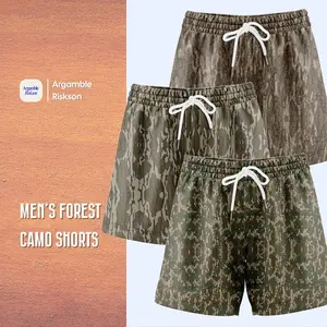 Pack 3 Camo Shorts With 5 Inch Inseam – Realistic Camouflage, Breathable, Athletic-Inspired Design – Ideal for Gym, Daily Wear, Outdoor Activities – Perfect Gift for Dad, Beloved Son, and Sports-Loving Friends
