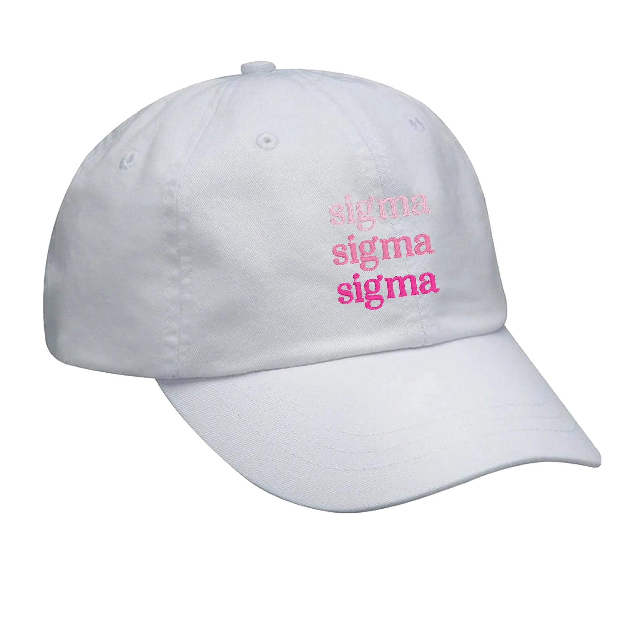 Sigma Sigma Sigma Hat - Pink Gradient