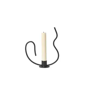 Minimalist Metal Candle Holder, Nordic Style Tabletop Accent for Home Decor