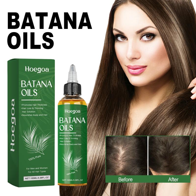 100% Pure Batana Oil from Honduras – Hair Growth & Scalp Treatment for Thicker, Fuller Hair – Nourishes Roots, Treats Hair Loss, Repairs Split Ends – 3.38 oz Natural Oil for Men & Women