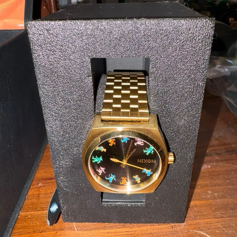 Nixon Gold Dancing Bears Grateful Dead Watch Limited Edition