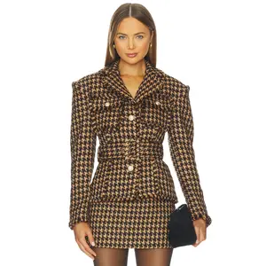 Ronny Kobo Janice Jacket in Chocolate Camel