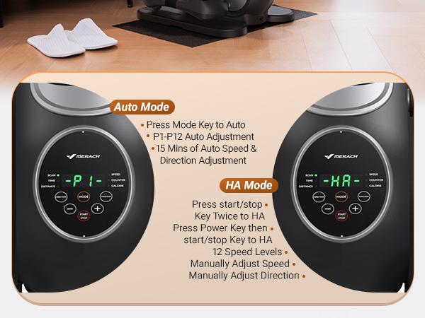 Product Introduction of MERACH Under Desk Elliptical Machine for Home and Office, 12 Adjustable Speeds Quiet & Portable Seated Pedal Exerciser for Seniors With Non-Slip Pad, dealsforyoudays 8