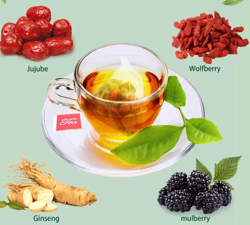 Pyru Tea: Energy Tea For Man, 12-Pack Box - Pure Ingredients, Natural Herbal Infusion