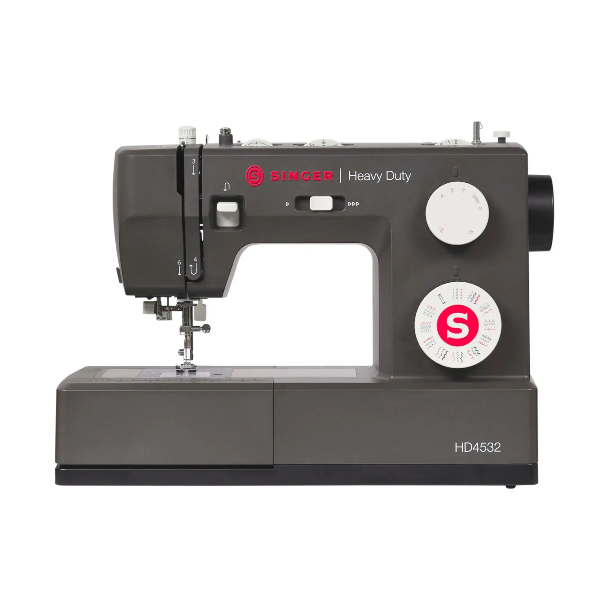 SINGER Next Evolution 4532 Heavy-Duty Sewing Machine with 32 Stitches (Charcoal)