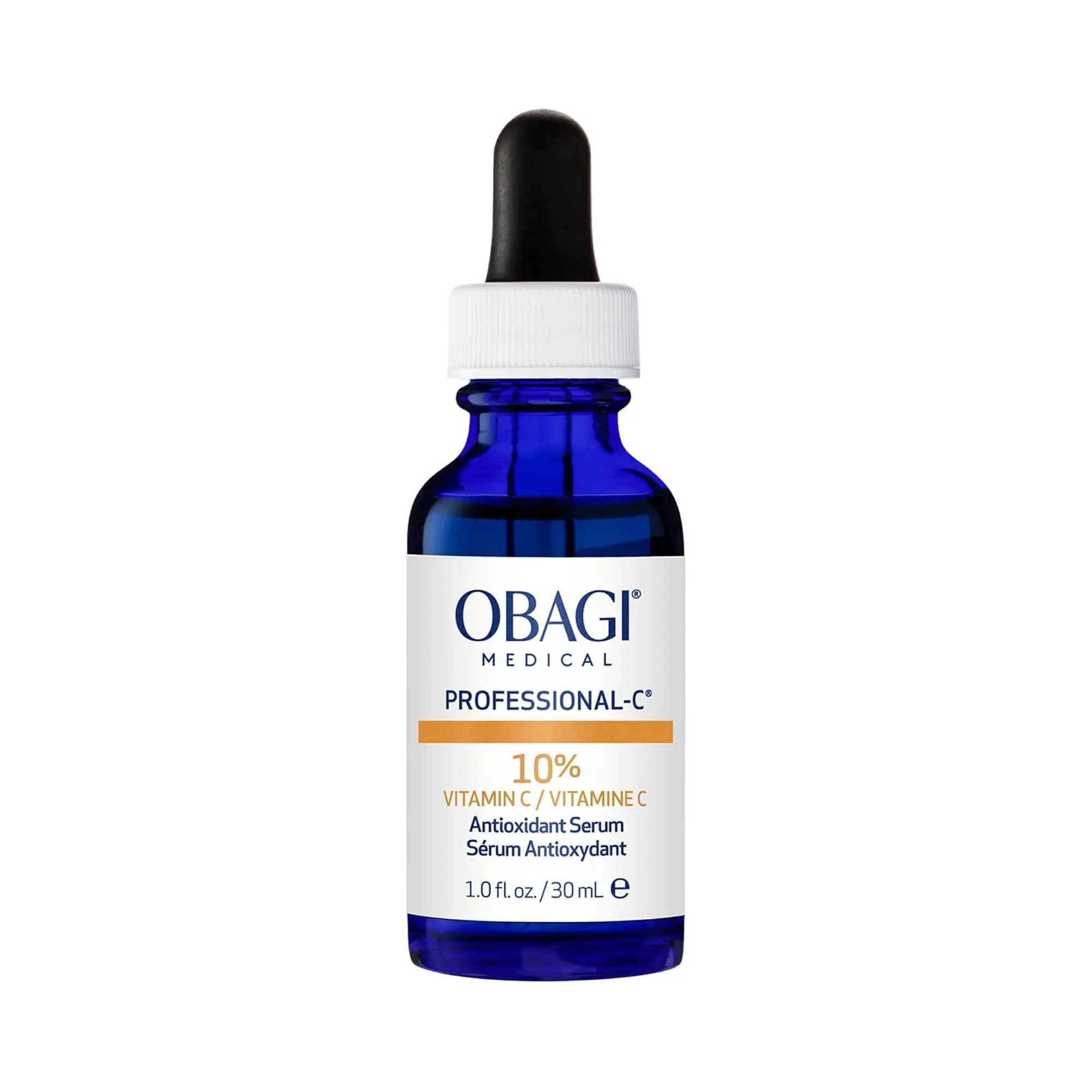 Obagi Professional-C Serum 10% - Original Anti Aging Formula, Gentle Brighten Even Serum for Sensitive Skin, Chest Care & Smooth Skin Routine Enhancement