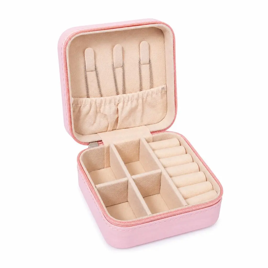 Portable Mini Jewelry Organizer Storage Case - Home Supplies Home Organizer Storage Box, Ideal Gift for Women