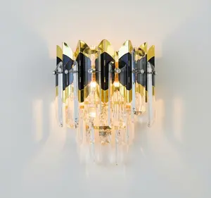 Midnight Gold Prism Wall Sconce
