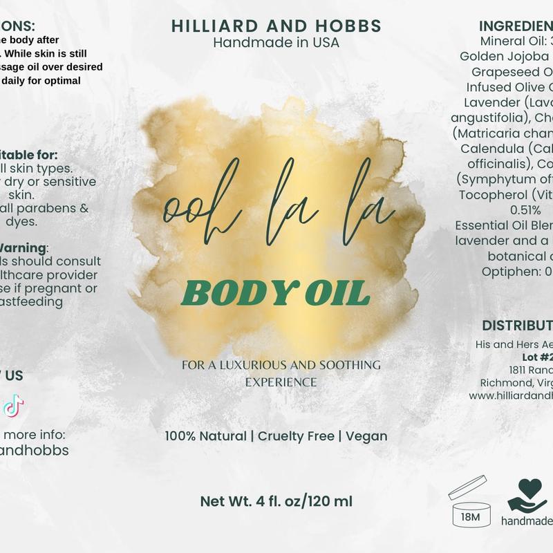 Ooh la la Body Oil
