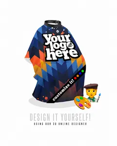 CUSTOM GEO Pro Cape - Personalized Waterproof Salon Apron for Haircut
