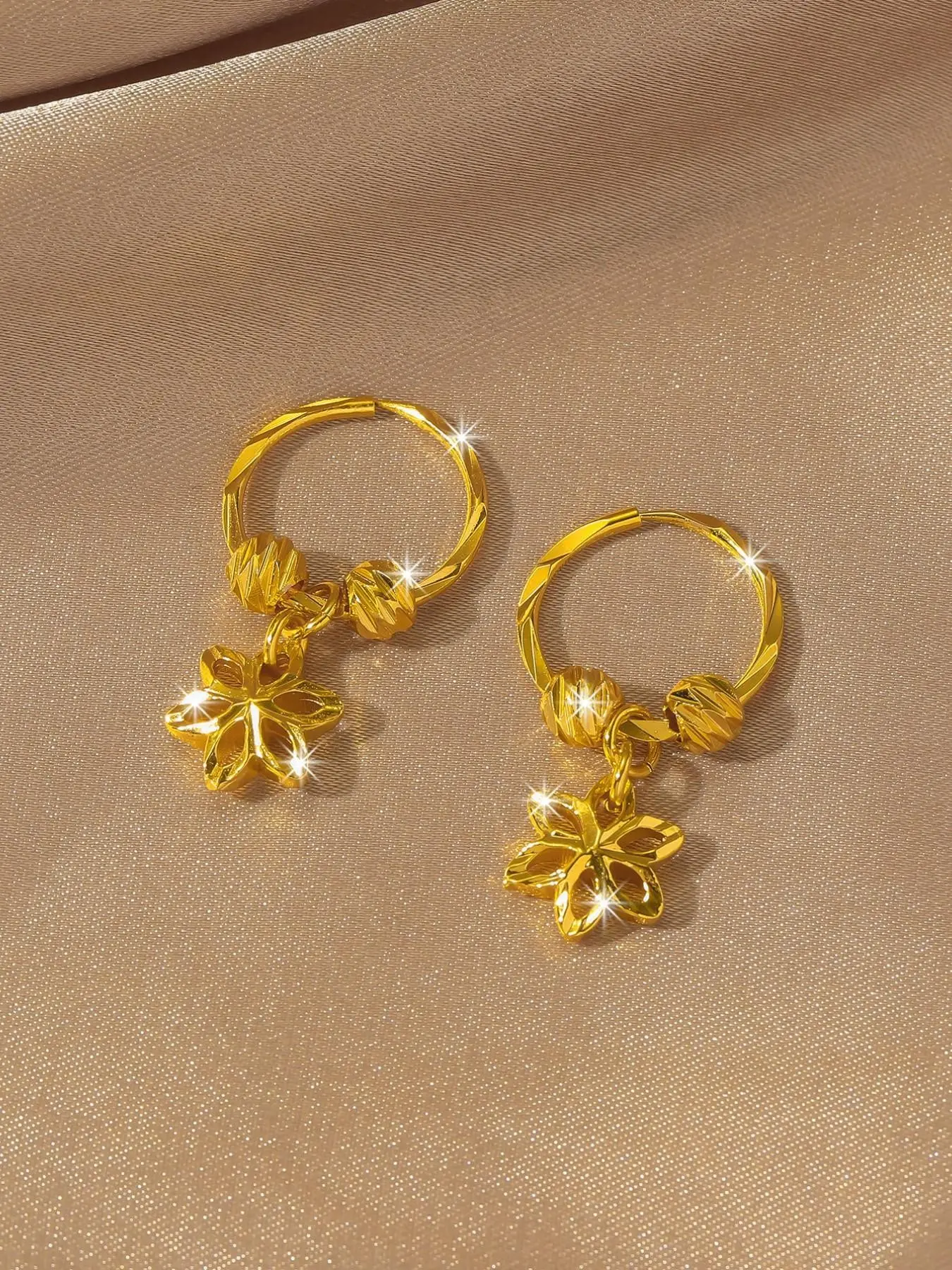 6 Leaf Grass Earrings, Shell Earrings, Leaf Earrings, Cute Earrings, Plated, Stud Earrings, Party Festival Earrings, Party Style, Earrings Jewelry, Luxury Gifts for All Occasions