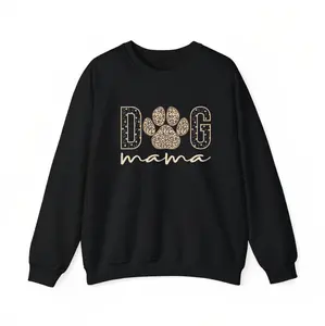 Dog Mama, Leopard Print Sweatshirt, Mother's Day Gift