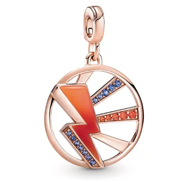 Pandora ME Light Me Up Medallion Charm, Women's Personalized Bedazzling Ideas Collectibles, Gold Aesthetic Adults Costume Jewelry Pendant 789693c01, Personalized Jewelry, Bling Effect, Charms & Pendants
