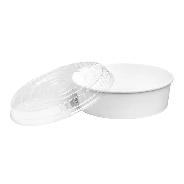 [270 ct] 48 oz Paper Short Bucket Lids (203 mm)