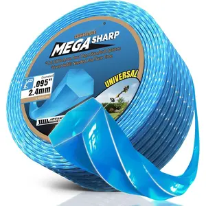 Weed Eater String, 0.095'' 150FT Weed Wacker String, Hexagonal Heavy Duty String Trimmer Line, Universal Replacement Weedeater Line, Professional Weed Trimmer Line for Cordless Trimmers