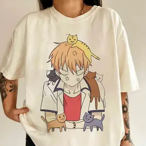 Fruits Basket Anime Cast Manga Panel Style Gift for Fans T Shirt