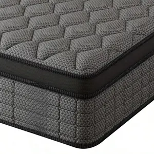 Full Queen King – Bed In A Box With Gel Memory Foam And Pocket Springs For Pressure Relief, Cool Breathable Sleep And Edge Support – Medium Firm, Durable, Fiberglass-Free And Odorless Mattress, Ideal For All Sleep Positions And Gift-Ready Comfort