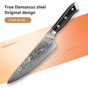8 Inch Chef's Knives Japanese 67 Layer Damascus Steel Professional knife VG10 Core Super Sharp Meat Vegetable Kitchen Knife Luxury Western Chef Knife With Premium G10 Handle