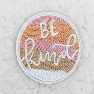 Be Kind Embroidered HAT/POCKET Patch