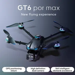 GT6 Drone - 30-Minute Flight Time, GPS Tracking, High-Definition Dual Cameras, Brushless Motor, Affordable Quadcopter for Aerial Exploration