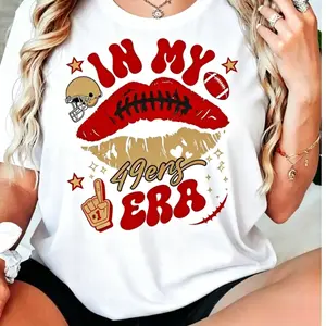 Men's Short-Sleeve "In My San Francisco Era" Vintage 49ers Football Fan T-Shirt