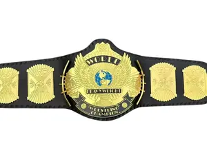 Winged Eagle Championship Wrestling Replica Title Belt Adult Size 2mm