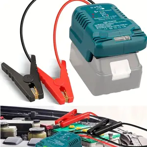 Makita 18V Battery Jump Car Starter Adapter for Automotive Booster Cable Up To 3.5L Gas 6.5L Diesel Engines Portable Jump Starter (Excluding the battery)