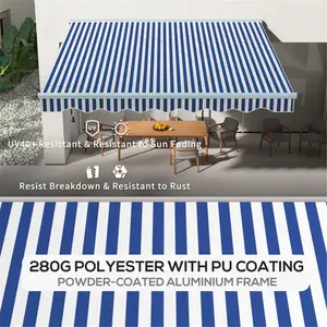Electric Awning  /Patio Retractable Awning  -AS (weekand can not be shipped, order with caution）