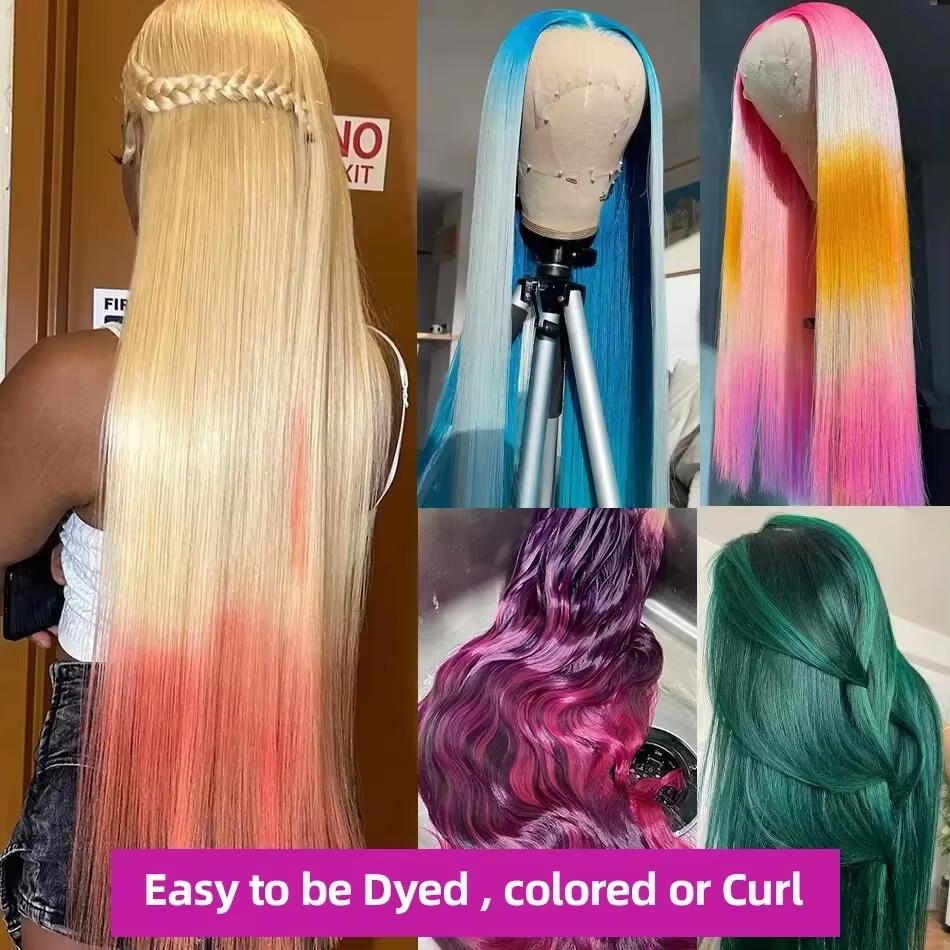 Bling Hair Brazilian 180 Density 613 Blonde 13x6 Lace Frontal Wigs HD Human Hair Wigs For Women 13x4 Transparent Lace Frontal Pre pucked Straight Human Hair Wigs On Sales Bling Hair Brazilian 180 Density 613 Blonde 13x6 Lace Frontal Wigs HD Human Hair Wigs For Women 13x4 Transparent Lace Frontal Pre pucked Straight Human Hair Wigs On Sales