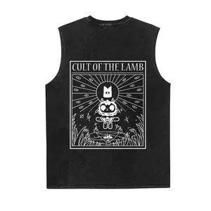 Helldivers II Vintage Tank 90s Graphic Sleeveless Tank Tops Men Vest Streetwear Outfits Men Vacation Outfits Sleeveless Shirt