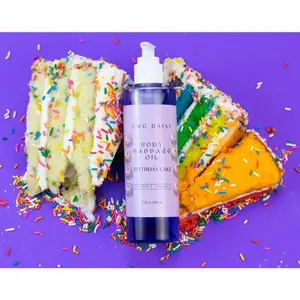 Body Massage Oil Birthday Cake