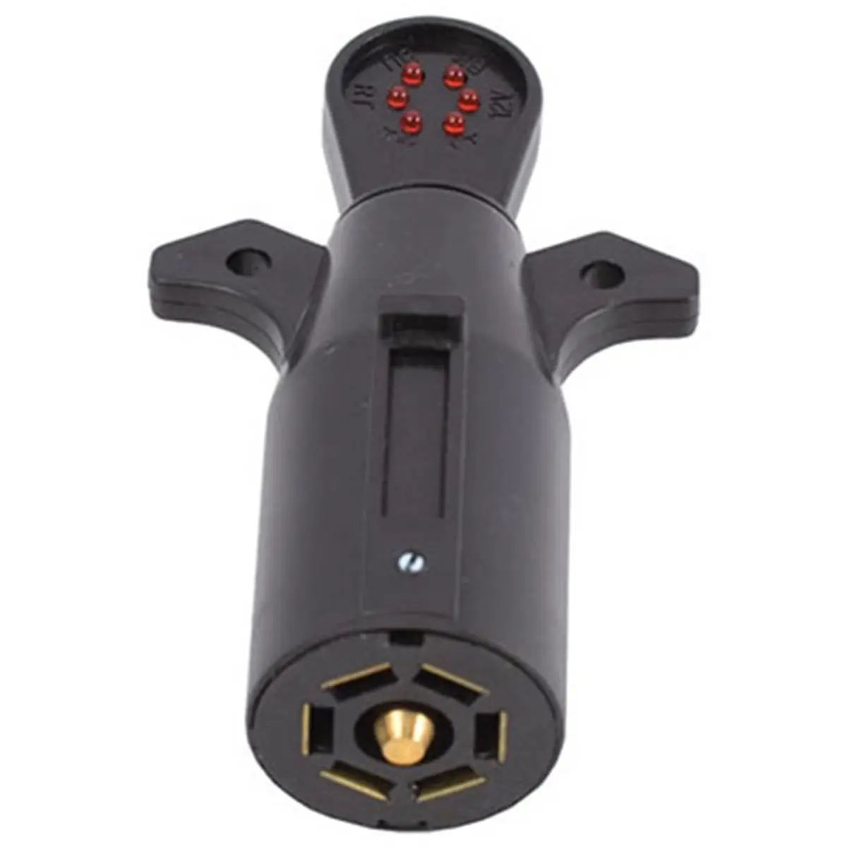 212 MAIN UE700999 7-Pin Compact LED Testing Circuit Tester - Electrical Measuring Tool with RV Tow Plug, Connectors for Circuit Check & Troubleshooting