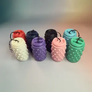 Spiky Fidget Spinner Keychain