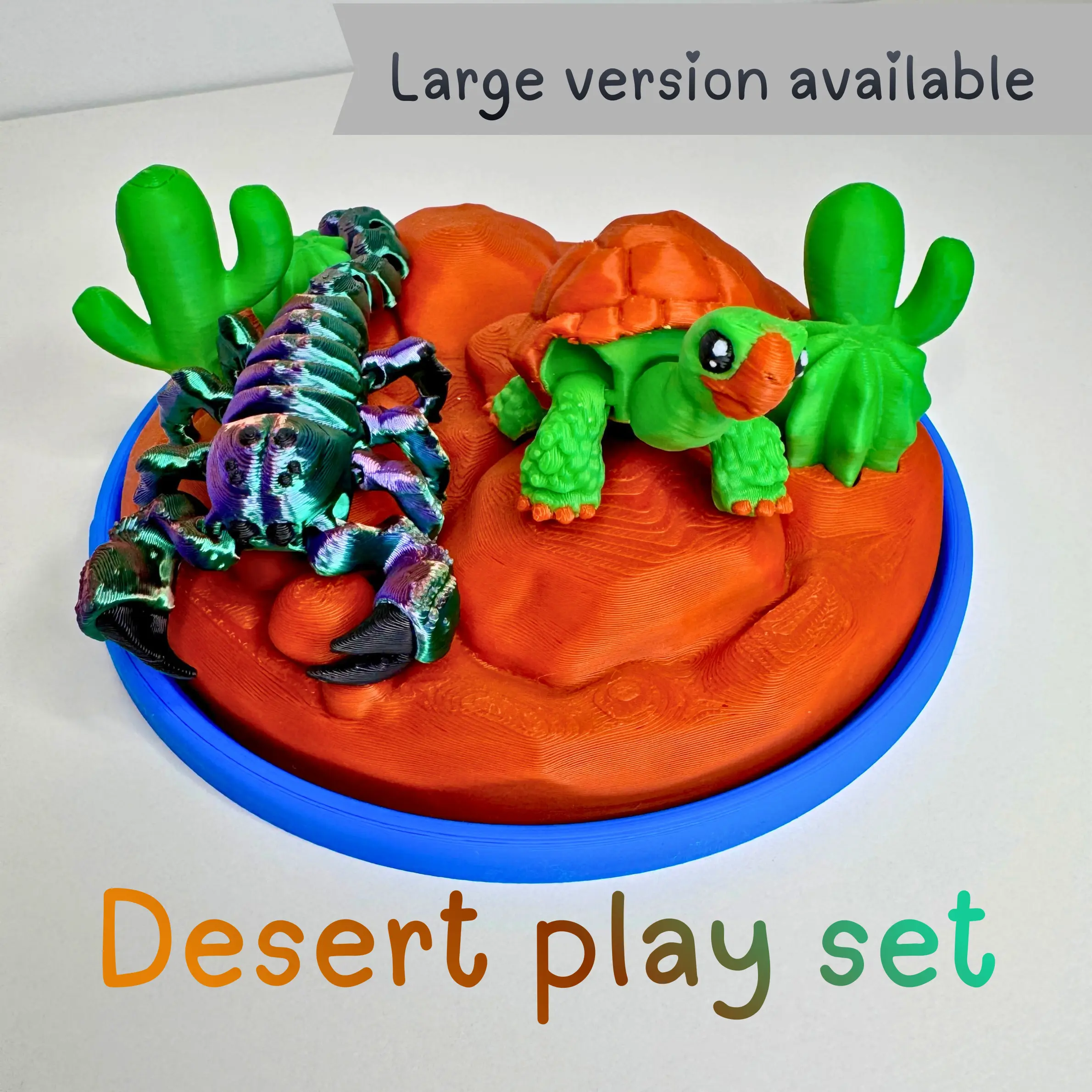 Desert Island play set | 3d printed play set | Gift for children