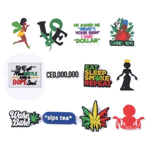 Week 420 Series 12 pcs Shoe Charm Set with Unique Designs for Shoe Decoration and Fun Accessory in PVC Material