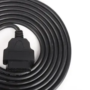 Car Truck OBD Extension Cable Male to Female 16-Core Power OBD2 Car Diagnostic Tool Connector Cable In-Car