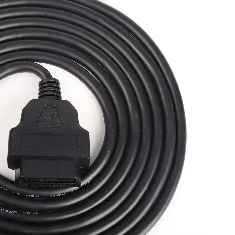 Car Truck OBD Extension Cable Male to Female 16-Core Power OBD2 Car Diagnostic Tool Connector Cable In-Car