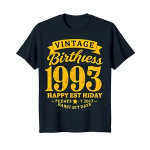 Vintage 1993 Birthday T-Shirt Retro Style Design for Happy Birthdays for