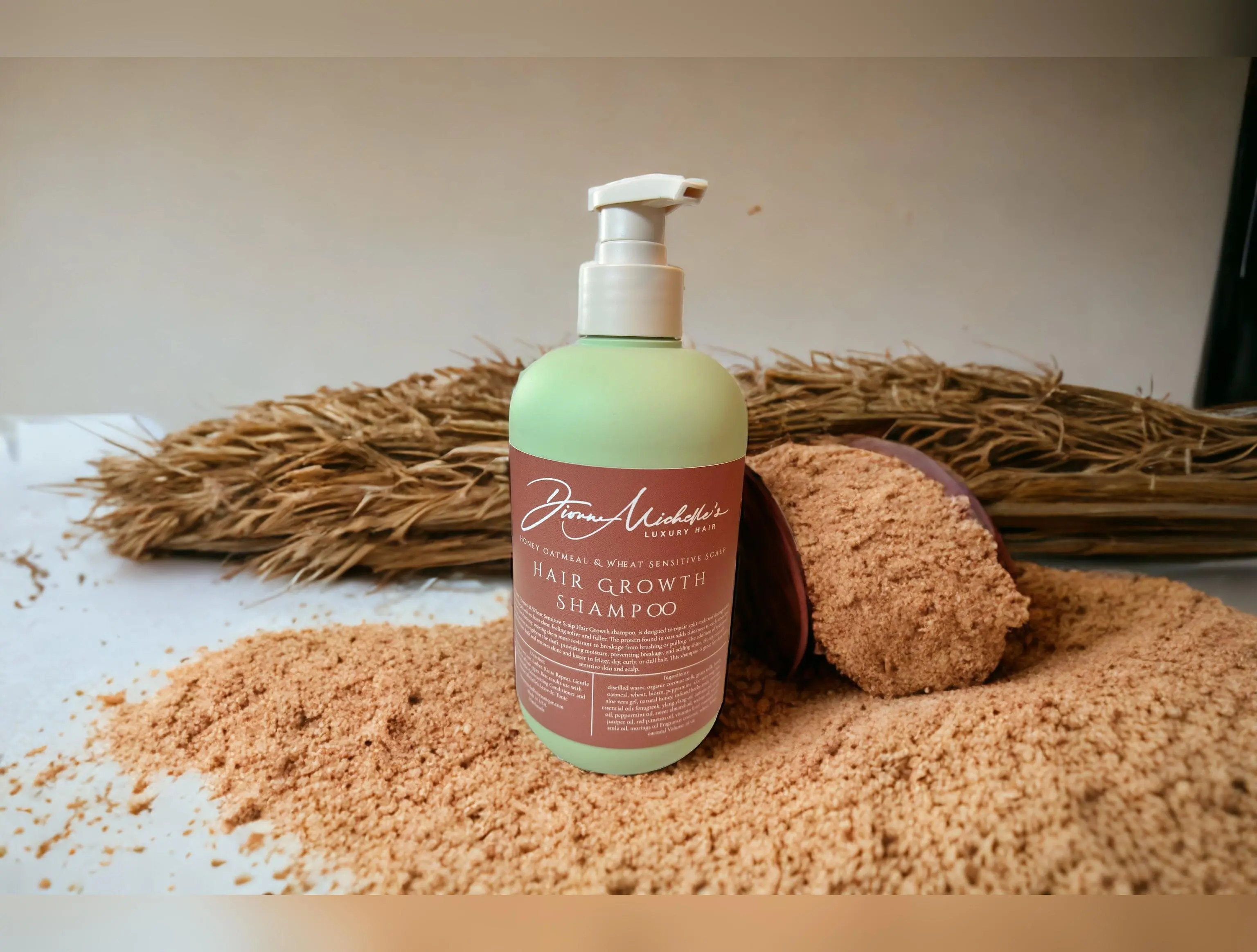 Dionne Michelle's Luxury Hair Honey Oatmeal & Wheat Shampoo For  Sensitive Scalp