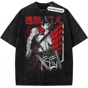 Mikasa Ackerm4n Graphic Shirt, AOT Anime Vintage Tee, Gift For Manga, Anime Lover, Gift For Men & Women, Trending Tshirt