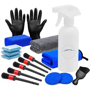 24 count  Clay Bars Auto Detailing Clay Bar Kit with  Cleaning Brushes, Include  Bottle,  Fiber Towel and Brushes for  Detailing  Free Cleaning